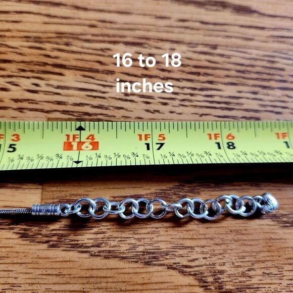 BRIGHTON "Mingle" Silver Scroll Pendant Necklace - Picture 6 of 10